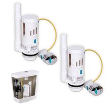Reparo Caixa Acoplada Kit 2 Uni Valvula Drenagem Descarga Vaso Assento Sanitario Tanque Botao Banheiro Lavabo Higienico Reparo Caixa Acoplada Kit 2 Uni Valvula Drenagem Descarga Vaso Assento Sanitario Tanque Botao Banheiro Lavabo Higienico