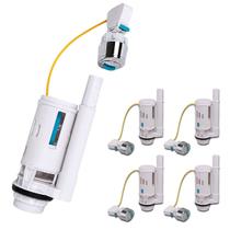 Reparo Caixa Acoplada Kit 4 Uni Vaso Valvula Drenagem Caixa Botao Descarga Banheiro Lavabo Casa Assento Sanitario Reparo Caixa Acoplada Kit 4 Uni Vaso Valvula Drenagem Caixa Botao Descarga Banheiro Lavabo Casa Assento Sanitario