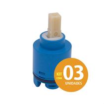 Reparo Cartucho Misturador Monocomando Derivador 40 Kit 3un