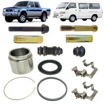 Reparo completo com pistão pinça freio dianteiro van l300 e l200 g1 quadrada 1987 a 2002 (um lado)