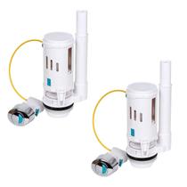 Reparo de Caixa Acoplada Vaso Sanitario Kit 2 Uni Valvula Drenagem Tanque Botao Descarga Banheiro Assento Acessorio Casa Reparo de Caixa Acoplada Vaso Sanitario Kit 2 Uni Valvula Drenagem Tanque Botao Descarga Banheiro Assento Acessorio Casa