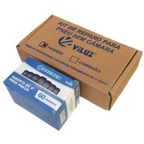 Reparo De Pneus S/Cam 60 Unid Macarrão Refil 02 pçs
