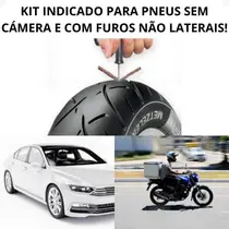 Reparo de Pneus sem Câmara de Moto Carro Kit 6 peças Tipo Macarrão Borracheiro