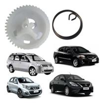 Reparo Engrenagem para Fechadura Nissan Versa/March 2014 até 2019 Aplicação Dianteira e Traseira Lados E/D