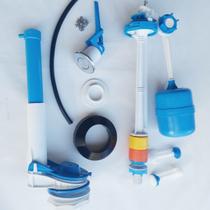Reparo Kit Universal Completo Caixa Acoplada Vaso Sanitário Botão Acionamento Superior - VALE