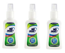 Repelente Alta Eficácia Contra Dengue NoInset Spray Kit 3un.