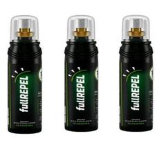 Repelente Com Icaridina Spray FullRepel 100ml Kit 3un.