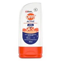 Repelente Contra Insetos Off Active até 10h Longa Duração Deet 25% 100ml Loção