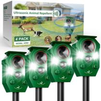 Repelente de Animais Peepst AR02 Solar Ultrassônico com Sensor de Movimento
