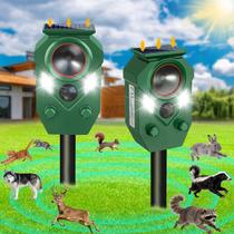 Repelente de Animais TLXLT Solar Ultrassônico com Sensor PIR Kit com 2 Unidades