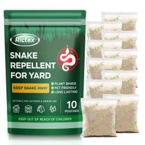 Repelente de cobras Rictex Snake Be Gone Yard 10 bolsas Repelente de cobras Rictex Snake Be Gone Yard 10 bolsas