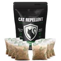 Repelente de Gatos EVSPWI à Base de Plantas 8 Pacotes para Uso Interno e Externo
