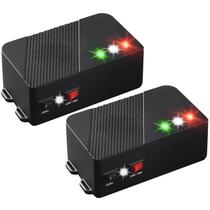 Repelente de inibidor ultrassônico de mouse Glaobule para motor de carro. Repelentes redutores de camundongos operados por bateria. Repelentes redutores de camundongos para uso interno, dissuasor de ratos e roedores. Livre-se de pragas do sótão, veículo, garagem e casa - pacote com 2