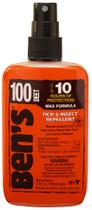 Repelente de Insetos Ben's 100% DEET 100ml - Bomba