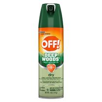Repelente de insetos DESLIGADO! Spray de toque seco Deep Woods 113 g