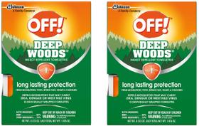 Repelente de insetos DESLIGADO! Toalhetes Deep Woods 12 CT (pacote com 2)