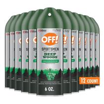 Repelente de Insetos OFF! Deep Woods Spray 170 ml Pacote com 12 Repelente de Insetos OFF! Deep Woods Spray 170 ml Pacote com 12