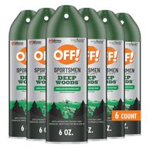 Repelente de Insetos OFF! Deep Woods Spray 170 ml Pacote com 6 Repelente de Insetos OFF! Deep Woods Spray 170 ml Pacote com 6