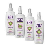 Repelente de insetos zaz spray 130ml - kit 4 unidades