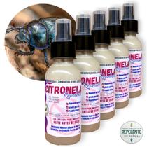 repelente de mosquito - Repelente a base de óleo de Citronela - Spray Pronto Uso 5 X 120 ML repelente de mosquito - Repelente a base de óleo de Citronela - Spray Pronto Uso 5 X 120 ML