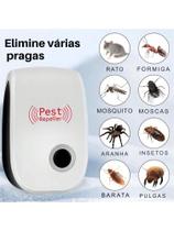 Repelente De Mosquito, Repelente De Pragas Ultrassônico, Repelente Eletrônico De Insetos, Repelente De Pragas Domésticas Repelente De Mosquito, Repelente De Pragas Ultrassônico, Repelente Eletrônico De Insetos, Repelente De Pragas Domésticas