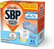 Repelente de Tomada SBP 45 Noites Cheiro Suave + Refil 35ml