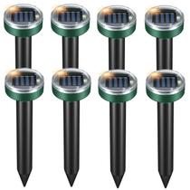 Repelente de Toupeiras Solar Ultrassônico à Prova d'Água Fretech Kit com 8 Unidades Repelente de Toupeiras Solar Ultrassônico à Prova d'Água Fretech Kit com 8 Unidades
