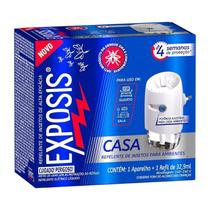 Repelente Elétrico Líquido Exposis Casa Bivolt + Refil 32,9ml Repelente Elétrico Líquido Exposis Casa Bivolt + Refil 32,9ml