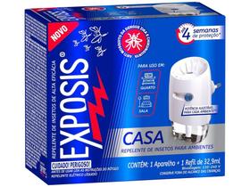 Repelente Elétrico Líquido Exposis Casa com Refil 32,9ml 4 Semanas Repelente Elétrico Líquido Exposis Casa com Refil 32,9ml 4 Semanas