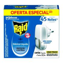 Repelente Elétrico Líquido Raid Aparelho + Refil 32,9ml