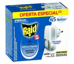 Repelente Elétrico Líquido Raid Aparelho + Refil - JeJ