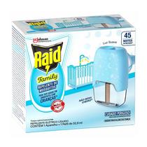 Repelente Elétrico Líquido Raid Family Aparelho + Refil 32,9ml