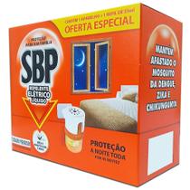 Repelente Elétrico Líquido Sbp 45 Noites Aparelho + Refil