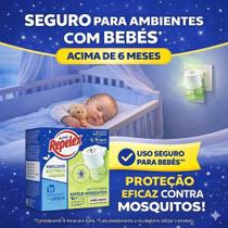 Repelente Elétrico Repelex: Aparelho + Refil 30 Dias de Proteção Familiar Total