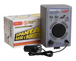 Repelente Eletrônico Espanta Rato E Morcego Turbo 150m² Zebu