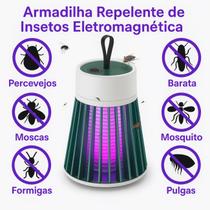 Repelente Eletrônico LED UV Luz Anti-Insetos Seguro Eficaz