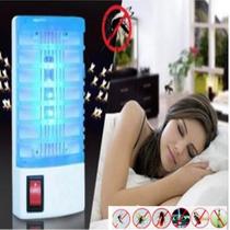 REPELENTE ELETRONICO VOADORES COM LUMINARIA LUZ NOTUrNA LED 2 EM 1 BIVOLT MATADOR DE MOSQUITOS