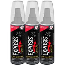 Repelente Exposis Melhor Repelente Adulto Icaridina Kit 03Un