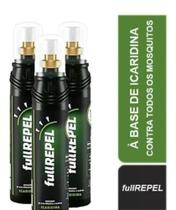 Repelente Fullrepel para adultos frasco 100ml com icaridina com 3 unidades.