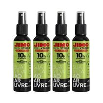 Repelente Jimo Suave 100ml 4un Proteção 10h Rápida Absorção Textura Leve Não Oleosa Repelente Jimo Suave 100ml 4un Proteção 10h Rápida Absorção Textura Leve Não Oleosa