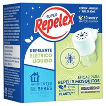 Repelente Líquido Repelex Super 40ml + Aparelho Elétrico