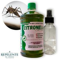repelente natural 1l óleo de citronela faz 200l spray grátis