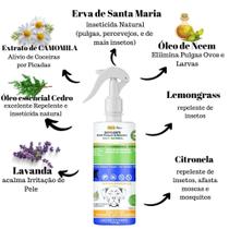 Repelente Natural Antipulgas Carrapatos E Insetos Cães Gatos