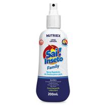 Repelente nutriex sai inseto family spray 4hr com 200ml