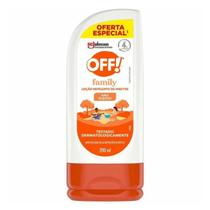 Repelente off locao hidratante family 200ml -oferta especial