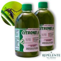 Repelente - Óleo de Citronela Concentrado - 2 x 500ML Rende até 200 Litros de Repelente de Ambientes