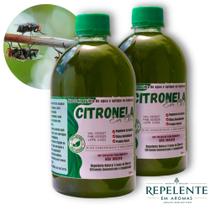 Repelente - Óleo de Citronela Concentrado - 2 x 500ML Rende até 200 Litros de Repelente de Ambientes