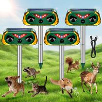 Repelente Solar Ultrassônico de Animais Thcritter com Sensor de Movimento Repelente Solar Ultrassônico de Animais Thcritter com Sensor de Movimento