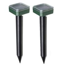 Repelente Solar Ultrassonico Kit 2 Uni Espanta Escorpiao Cobra Rato Mosquito Cobras Roedores Jardim Quintal