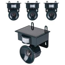 Repelente Solar Ultrassonico Kit 3 Uni Sensor Presença Ante Escorpiao Cobras Ratos Aves Pombos Protecao Seguranca